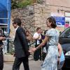 Guillaume Canet et Marion Cotillard durant le mariage de Thomas Langmann et Céline Bosquet en Corse le 22 juin 2013