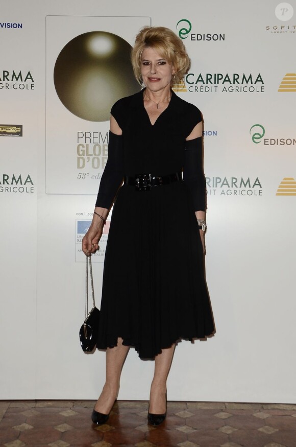 Fanny Ardant lors de la soirée de remise des prix "Globi d'Oro" à Rome le 3 juillet 2013