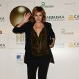 Valeria Golino lors de la soirée de remise des prix "Globi d'Oro" à Rome le 3 juillet 2013