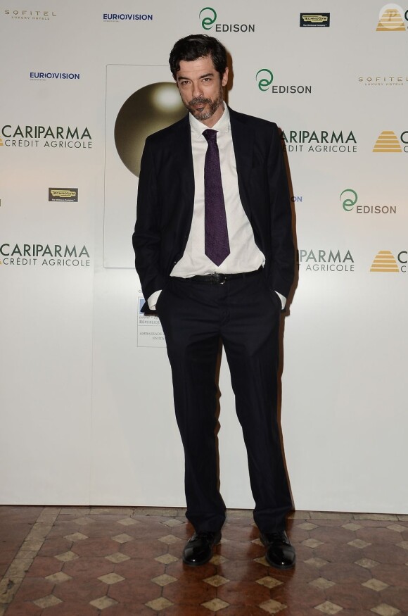 Alessandro Gasmann lors de la soirée de remise des prix "Globi d'Oro" à Rome le 3 juillet 2013
