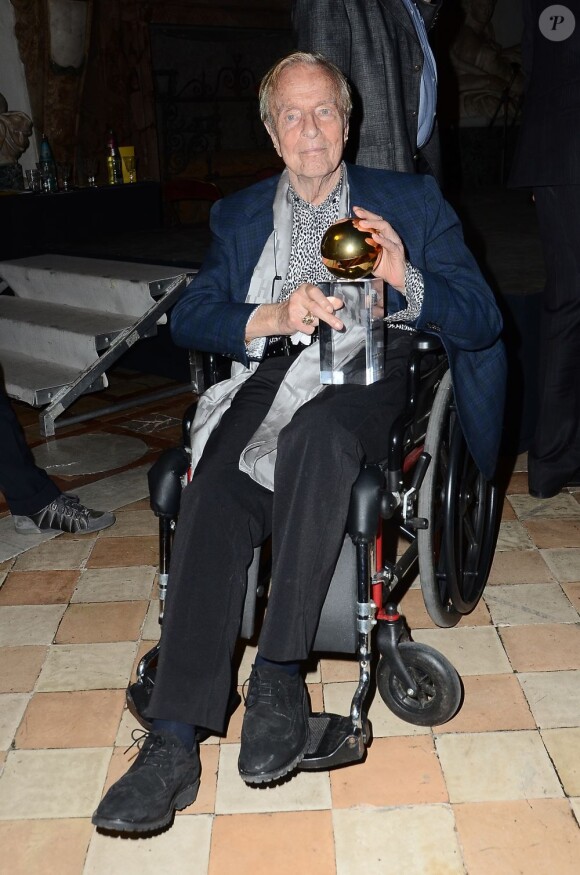 Franco Zeffirelli lors de la soirée de remise des prix "Globi d'Oro" à Rome le 3 juillet 2013