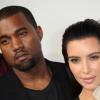 Kim Kardashian et Kanye West le 3 juillet 2012 à Paris.