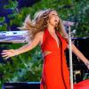 Mariah Carey aux répétitions du spectacle Macy's Fourth of July Fireworks Spectacula, à New York, le 29 juin 2013.