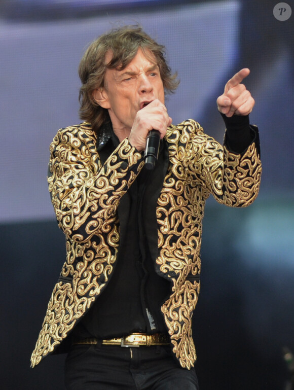 Les Rolling Stones en concert à Hyde Park, à Londres, le samedi 6 juillet.