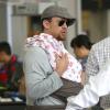 Channing Tatum quitte Los Angeles avec sa femme Jenna Dewan, leur fille Everly et leur chien, le 7 juillet 2013.