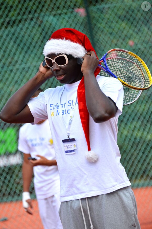 Moussier Tombola au tournoi de tennis de l'association Enfant star et match à Juan les Pins, le 9 juillet 2013.