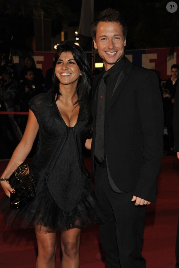 Stéphane Rousseau et Reem Kherici lors des NRJ Music Awards à Cannes le 28 janvier 2012