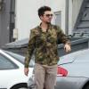 Exclusif - Adam Lambert va déjeuner à West Hollywood, le 10 juillet 2013.