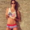 Jade Foret prend la pose durant ses vacances aux Hamptons, aux Etats-Unis en juillet 2013 - Instagram