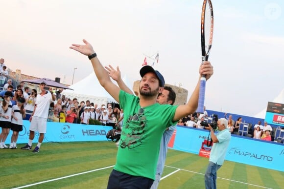 Cyril Hanouna à Saint-Tropez le 12 juillet 2013 lors du 3e Classic Tennis Tour.