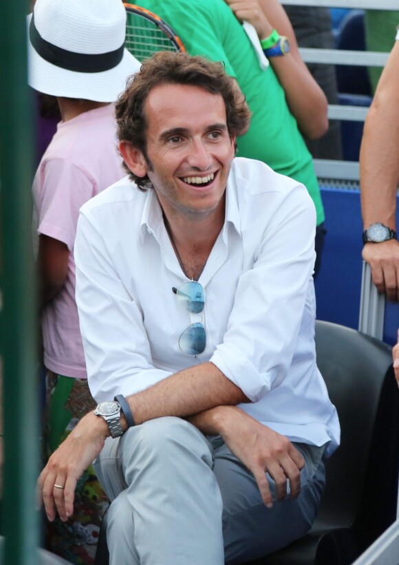 Alexandre Bompard à Saint-Tropez le 12 juillet 2013 lors du 3e Classic Tennis Tour.