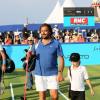 Henri Leconte a fait le show à Saint-Tropez le 12 juillet 2013 lors du 3e Classic Tennis Tour.