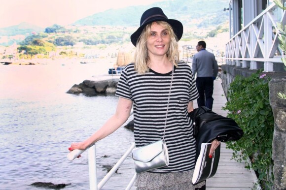 Emmanuelle Seigner lors du 11e Festival de cinéma et de musique d'Ischia le 13 juillet 2013