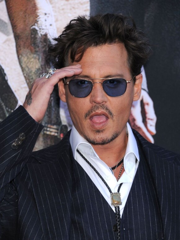 Johnny Depp en pleine forme à Los Angeles, le 22 juin 2013.