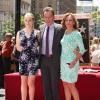 Bryan Cranston fête avec sa femme et sa fille son étoile sur le Walk Of Fame à Hollywood, le 16 juillet 2013.