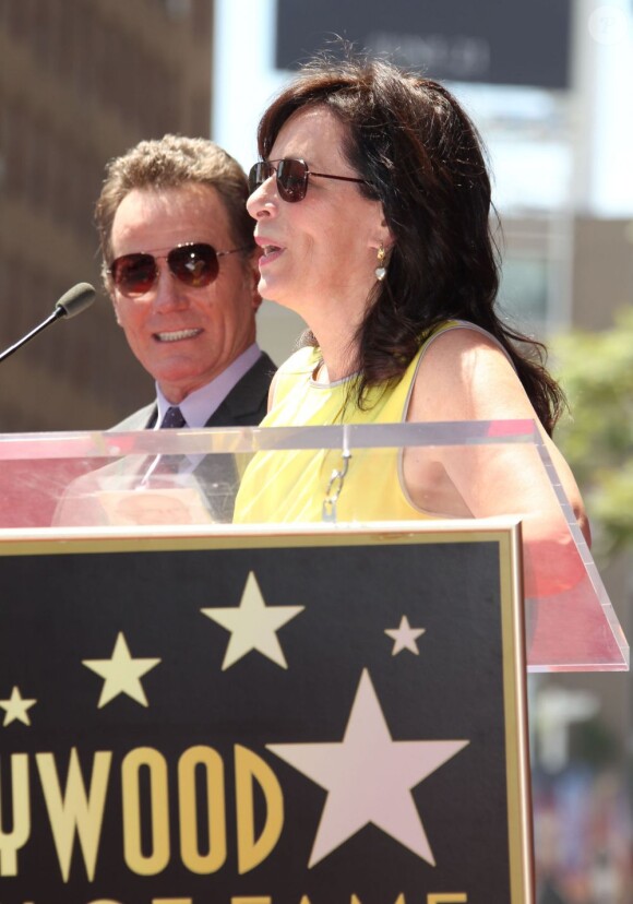 Bryan Cranston, Jane Kaczmarek - Bryan Cranston recoit son etoile sur le Walk Of Fame a Hollywood, le 16 juillet 2013.  Actor Bryan Cranston Honored With Star On The Hollywood Walk Of Fame on July 16, 2013 in Hollywood, California.16/07/2013 - Hollywood