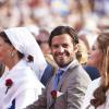 Le prince Carl Philip de Suède. La princesse Victoria de Suède fêtait le 14 juillet 2013 son 36e anniversaire. Dans la plus pure tradition, une grande soirée de gala était organisée au stade de Borgholm, non loin du palais Solliden, à laquelle ont assisté le roi Carl XVI Gustaf, la reine Silvia, le prince Daniel ainsi que la princesse Madeleine et son mari Chris O'Neill.