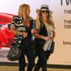 Fergie enceinte et sa mère Theresa Ann Ferguson dans un centre commercial à Los Angeles, le 14 juillet 2013.