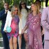 Fergie (enceinte) arrive à la baby shower d'Erinn Bartlett, la femme d'Oliver Hudson, à Los Angeles le 01 juin 2013.