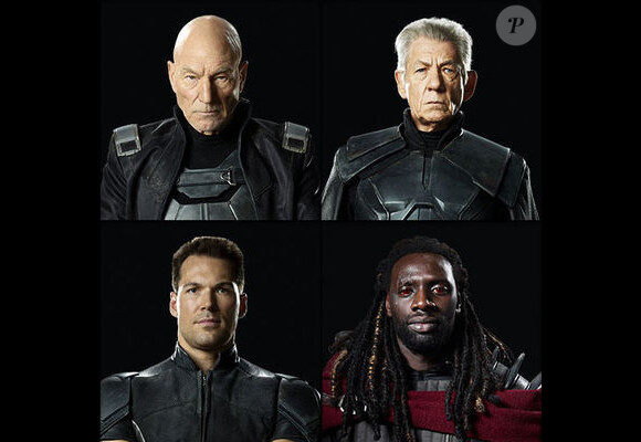 Omar Sy au côté de Sir Ian McKellen dans une série de nouveaux personnages de X-Men Days of Future Past.