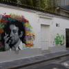 Anthony Lemer, jeune artiste clermontois, a eu le privilège de réaliser une grande fresque d'après une photographie de Tony Frank, sur le mur de la maison de Serge Gainsbourg, rue de Verneuil à Paris, le 18 juillet 2013.