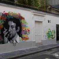 Serge Gainsbourg : Le nouveau mur de sa dernière maison à nouveau graffé