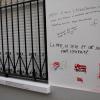 La nouvelle façade de la maison de Serge Gainsbourg à Paris, le 18 juillet 2013.