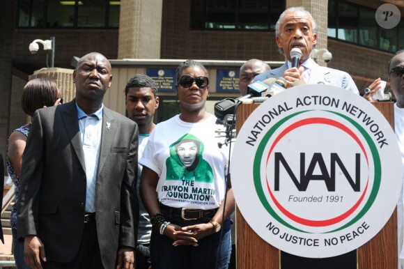 Manifestation à New York en la mémoire de Trayvon MArtin, le 20 juillet 2013.