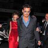 Johnny Depp avec Amber Heard au C Restaurant à Londres le 21 juillet 2013.