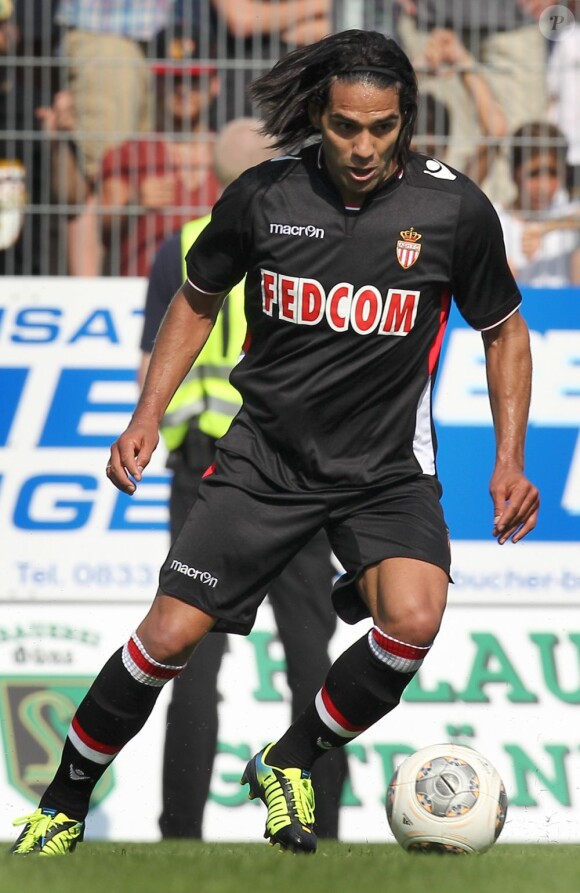 Radamel Falcao lors du match amical entre l'AS Monaco et le FC Augsbourg à Memmingen le 20 juillet 2013