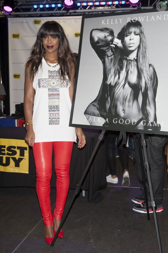 Kelly Rowland célèbre la sortie de Talk A Good Game à New York, le 18 juin 2013.
