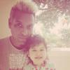 Tony Kanal et sa fille Coco (2 ans). Juillet 2013.