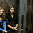 Nadejda Tolokonnikova et Maria Alekhina sont en camp de travail depuis un an - Procès des Pussy Riot - à Moscou, le 10 octobre 2012.