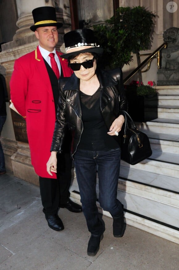 Yoko Ono à Londres, le 14 juin 2013. 