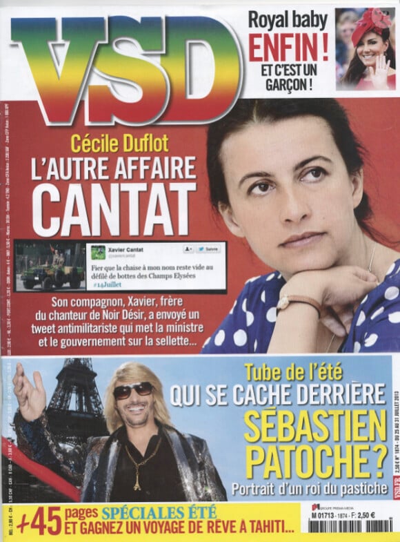 Le magazine VSD du 24 juillet 2013.