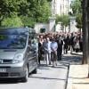 Obsèques de Valérie Lang au cimetière de Montparnasse à Paris le 25 juillet 2013