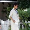 Exclusif - Halle Berry enceinte à Sherman Oaks, Los Angeles, le 25 juillet 2013.