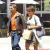 Exclusif - Halle Berry enceinte et Olivier Martinez à Sherman Oaks, Los Angeles, le 25 juillet 2013.