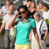 La ravissante Ayem Nour dans les rues de Saint-Tropez, le 28 juillet 2013
