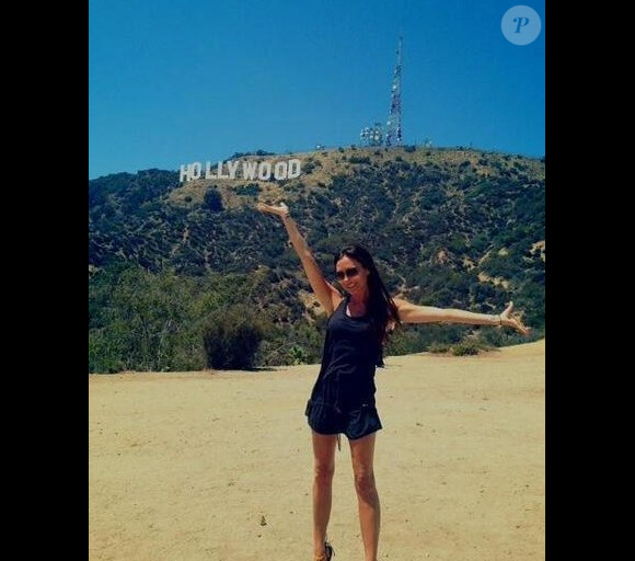 Victoria Beckham, ravie d'être de retour à Los Angeles, a posté cette photo d'elle le 29 juillet 2013 sur Twitter.