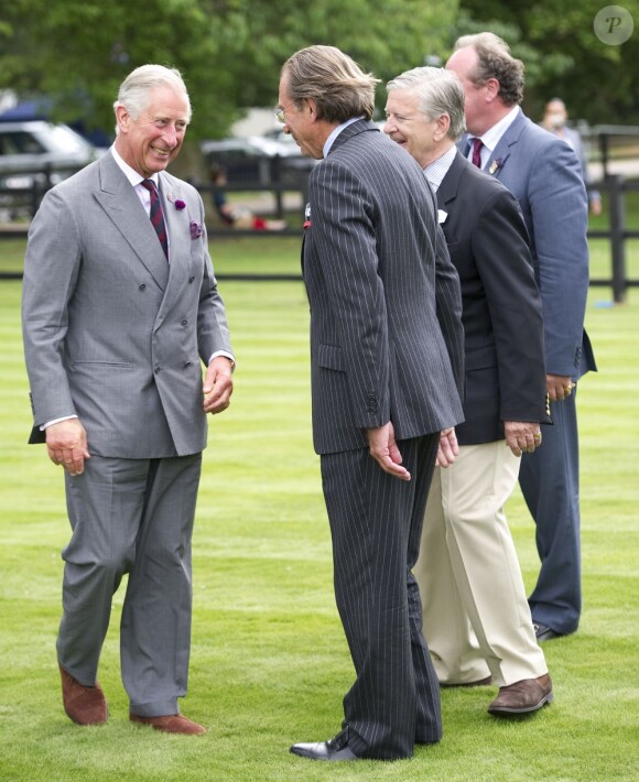 Le prince Charles à la Westchester Cup de polo le 28 juillet 2013 au Great Park de Windsor.