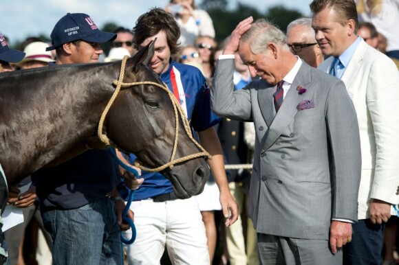 Le prince Charles à la Westchester Cup le 28 juillet 2013 au Great Park de Windsor.