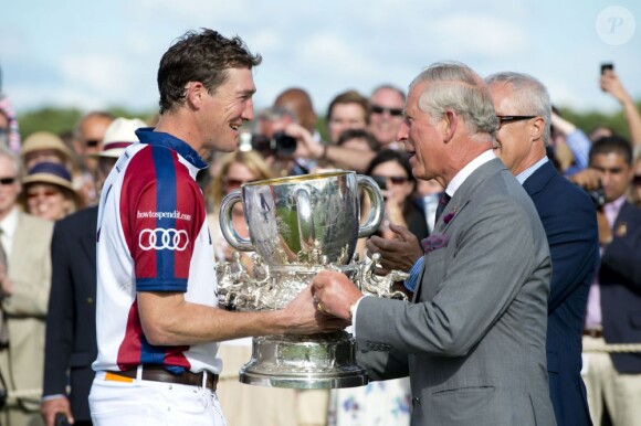 Le prince Charles à la Westchester Cup de polo le 28 juillet 2013 au Great Park de Windsor.