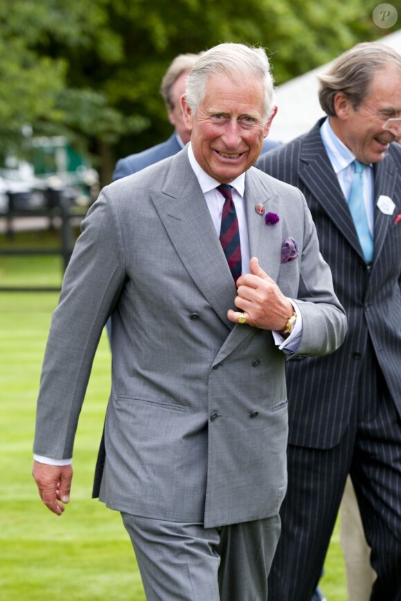 Le prince Charles à la Westchester Cup de polo le 28 juillet 2013 au Great Park de Windsor.