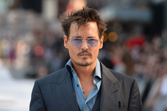 Johnny Depp lors de l'avant-première du film Lone Ranger à Londres le 21 juillet 2013