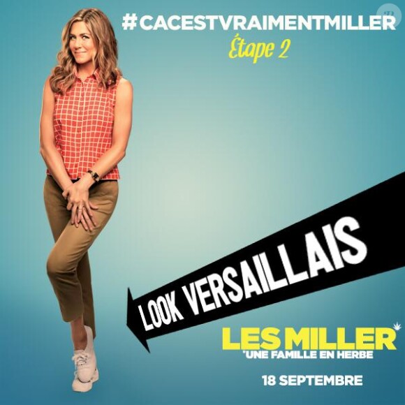 Affiche teaser de Jennifer Aniston pour le film Les Millers, une famille en herbe.
