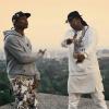 Pharrell Williams et 2 Chainz dans le clip de Feds Watching. La chanson, produite par Pharrell, est le premier extrait de l'album B.O.A.T.S. II : Me Time de 2 Chainz, disponible en septembre.