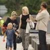 Gwen Stefani, son mari Gavin Rossdale et leurs enfants Kingston et Zuma poursuivent leur visite des lieux touristiques à Londres. Le 2 août 2013.