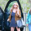 Lindsay Lohan sort de sa cure de désintoxication au centre Cliffside Malibu Rehab Center de Malibu à Los Angeles, le 30 juillet 2013