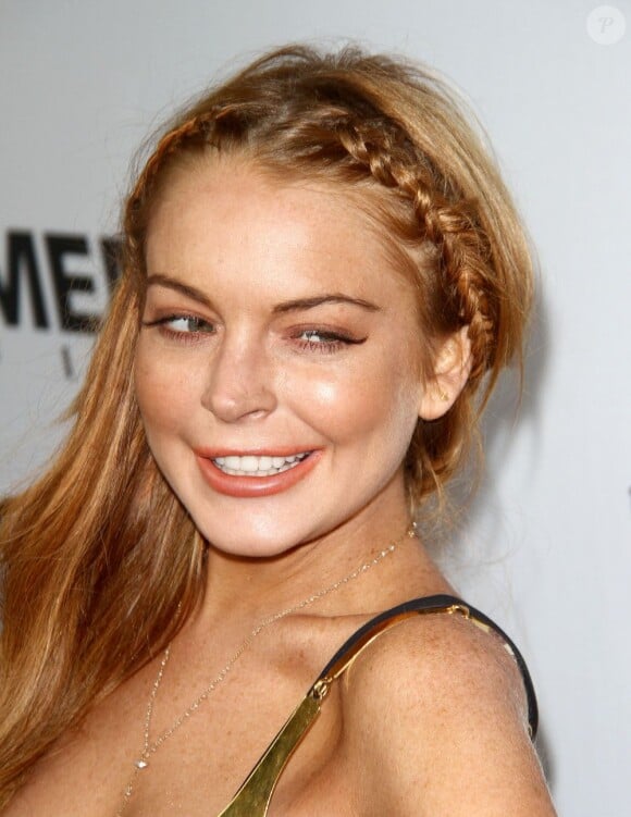 Lindsay Lohan à la premiere de Scary Movie 5, à Hollywood, le 11 avril 2013.